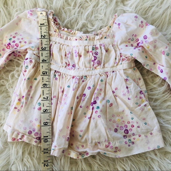 Baby Gap Floral Peasant Top, 6-12mos - Picture 5 of 5